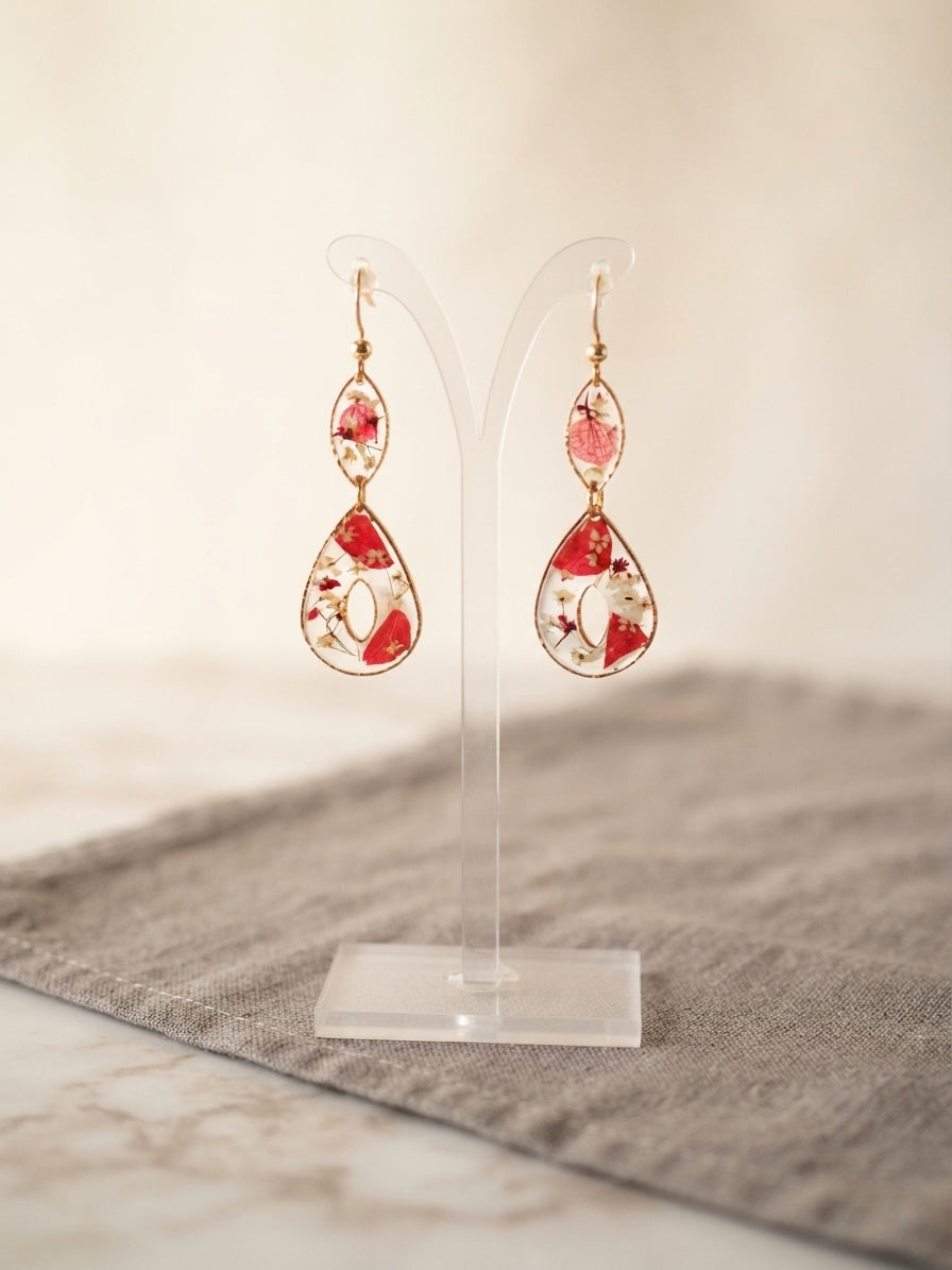 Boucles d’oreilles « Passion Florale »