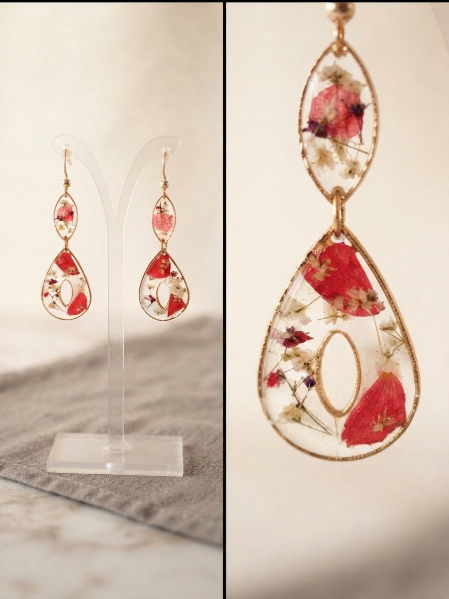 Boucles d’oreilles « Passion Florale »