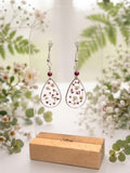 "Soft Purple" drop earrings